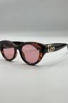 Gucci Running GG Pembe- Leopar İthal Kadın Gözlük G4769-CN