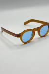 Cannes Heritage Collection Turuncu Mavi Cam Unisex Gözlük G4772-CN Ekru Turuncu