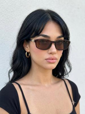 Miu Miu Glimpse MU 01YS Kahverengi Kadın Güneş Gözlüğü G4777-CN Kahverengi