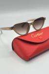 Cartier Panthère Nude Cat Kadın Gözlük G4785-CN Kahverengi