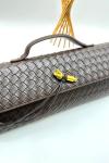 Bottega Veneta Andiamo Acı Kahve İthal Örgü Portföy El Çantası VLT-519 Acı Kahve