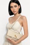 Bottega Veneta Krem İthal Örgü Portföy El Çantası VLT-533 Krem