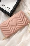 Gucci Marmont Zip Around Dusty Pink Cüzdan CZ001
