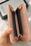 Gucci Marmont Zip Around Dusty Pink Cüzdan CZ001