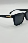 Prada Siyah-Gold Mat Çerçeve Polarize Erkek Güneş Gözlüğü G4793-DB Siyah