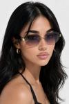 Prada Çerçevesiz Geometrik Unisex Güneş Gözlüğü Degrage G4806-DB