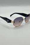 Prada Çerçevesiz Geometrik Unisex Güneş Gözlüğü Degrage G4806-DB