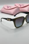 Miu Miu Glimpse Siyah Kemik Kadın Güneş Gözlüğü G4822-DB