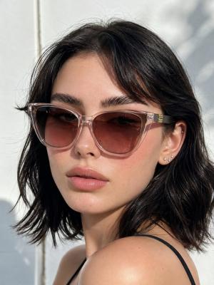 Miu Miu Cat Eye Pembe İthal Kadın Gözlük G4835-DB Pembe