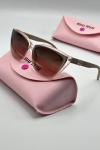 Miu Miu Cat Eye Pembe İthal Kadın Gözlük G4835-DB