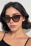 Miu Miu Cat Eye Kahverengi İthal Kadın Gözlük G4837-DB