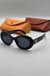 Celine Triomphe 01 CL40194U 25A Siyah Oval Kadın Güneş Gözlüğü G4851-DB Siyah