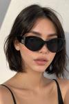 Miu Miu MU 03WS 1AB5S0 53 Siyah Kadın Güneş Gözlüğü G4852-DB Siyah
