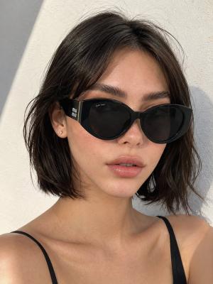 Miu Miu MU 03WS 1AB5S0 53 Siyah Kadın Güneş Gözlüğü G4852-DB Siyah