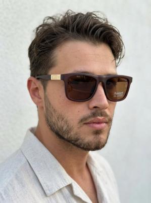 Lacoste L860SP Matte Kahverengi Erkek Güneş Gözlüğü UV400 G4867-DB Kahverengi