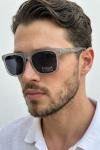 Lacoste L860SP Matte Gri Erkek Kare Gözlük UV400 G4871-DB Gri