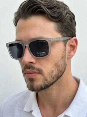 Lacoste L860SP Matte Gri Erkek Kare Gözlük UV400 G4871-DB Gri