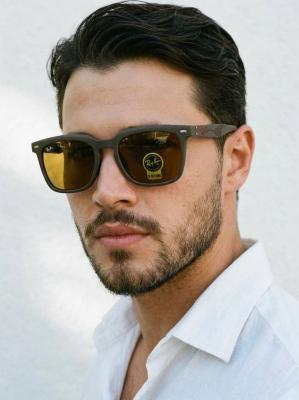 Rayban Deep Wayfarer Kahverengi Erkek Gözlük G4886-DB