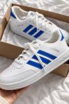 Adidas Breaknet 2.0 Beyaz - Saks Mavi Erkek / Kadın Sneaker