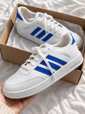 Adidas Breaknet 2.0 Beyaz - Saks Mavi Erkek / Kadın Sneaker