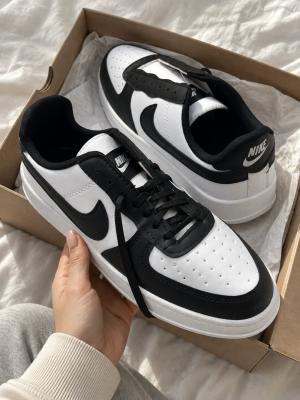 Nike Court Vision Low Next Nature  Panda  (Siyah-Beyaz) A-011