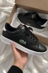 Lacoste Logolu Siyah Beyaz Taban Günlük Sneaker A-025