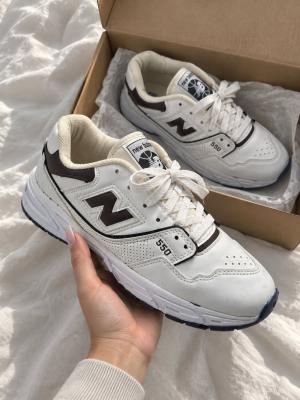 New Balance 550 White/Brown Sneakers A-029