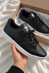 Adidas Grand Court Base Black/White Sneakers A-034 Siyah
