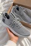 Adidas Slip-On Knit Running Shoes Grey A-037 Gri