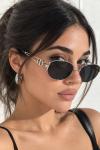 Dior CD Logolu Gold Metal Gümüş Oval Kadın Güneş Gözlüğü G4908-CN Diğer