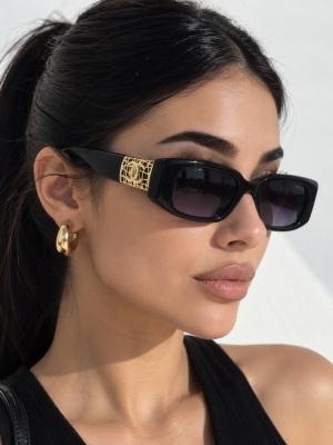 Chanel Model Siyah Kemik Güneş Gözlüğü G4910-CN Siyah