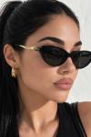 Bvlgari Serpenti Forever 01A Siyah Cat Eye Kadın Güneş Gözlüğü G4914-CN Siyah