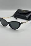 Bvlgari Serpenti Forever 01A Siyah Cat Eye Kadın Güneş Gözlüğü G4914-CN Siyah