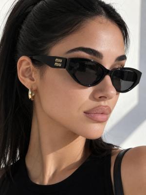 Miu Miu Glimpse MU 11WS Siyah Kadın Güneş Gözlüğü G4921-CN Siyah