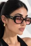Miu Miu Heart Coeur Kelebek Kadın Güneş Gözlüğü G4923-CN Pembe