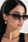 Miu Miu Glimpse MU 09WS Şeffaf Haki Gri Kadın Güneş Gözlüğü G4925-CN Yeşil