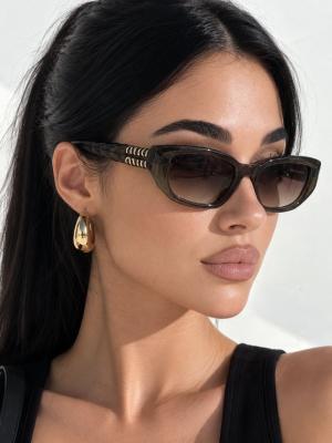 Miu Miu Glimpse MU 09WS Şeffaf Haki Gri Kadın Güneş Gözlüğü G4925-CN Yeşil