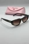 Miu Miu Glimpse MU 09WS Şeffaf Haki Gri Kadın Güneş Gözlüğü G4925-CN Yeşil