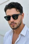 Rayban Clubmaster Siyah Mat İthal Unisex Gözlük G4931-CN Siyah