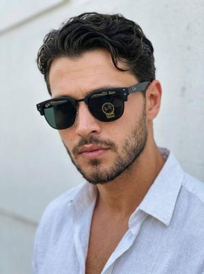Rayban Clubmaster Siyah Mat İthal Unisex Gözlük G4931-CN Siyah