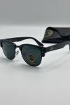 Rayban Clubmaster Siyah Mat İthal Unisex Gözlük G4931-CN Siyah