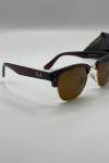 Rayban Clubmaster Siyah Mat İthal Unisex Gözlük G4932-CN Kahverengi