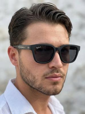 Ray-Ban RB4323 Siyah Mat Polarize Erkek Güneş Gözlüğü  G4933-CN Siyah