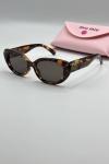 Miu Miu A03S Havana Leopar Kadın Güneş Gözlüğü G4937-CN Leopar