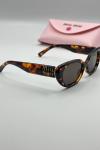Miu Miu A03S Havana Leopar Kadın Güneş Gözlüğü G4937-CN Leopar