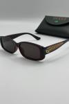 Gucci Monogram Desenli Kahverengi Kadın Gözlüğü G4943-CN Kahverengi