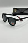 RayBan Ferrari Mat Polarize Siyah Erkek Güneş Gözlüğü G4955-CN