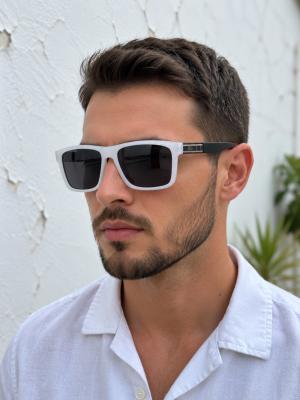 Lacoste Polarize Şeffaf Siyah Erkek Güneş Gözlüğü G4961-DB Siyah