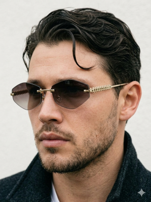 Cartier Kahverengi İthal Unisex Gözlük G4280-VLL