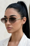 Cartier Kahverengi İthal Unisex Gözlük G4280-VLL